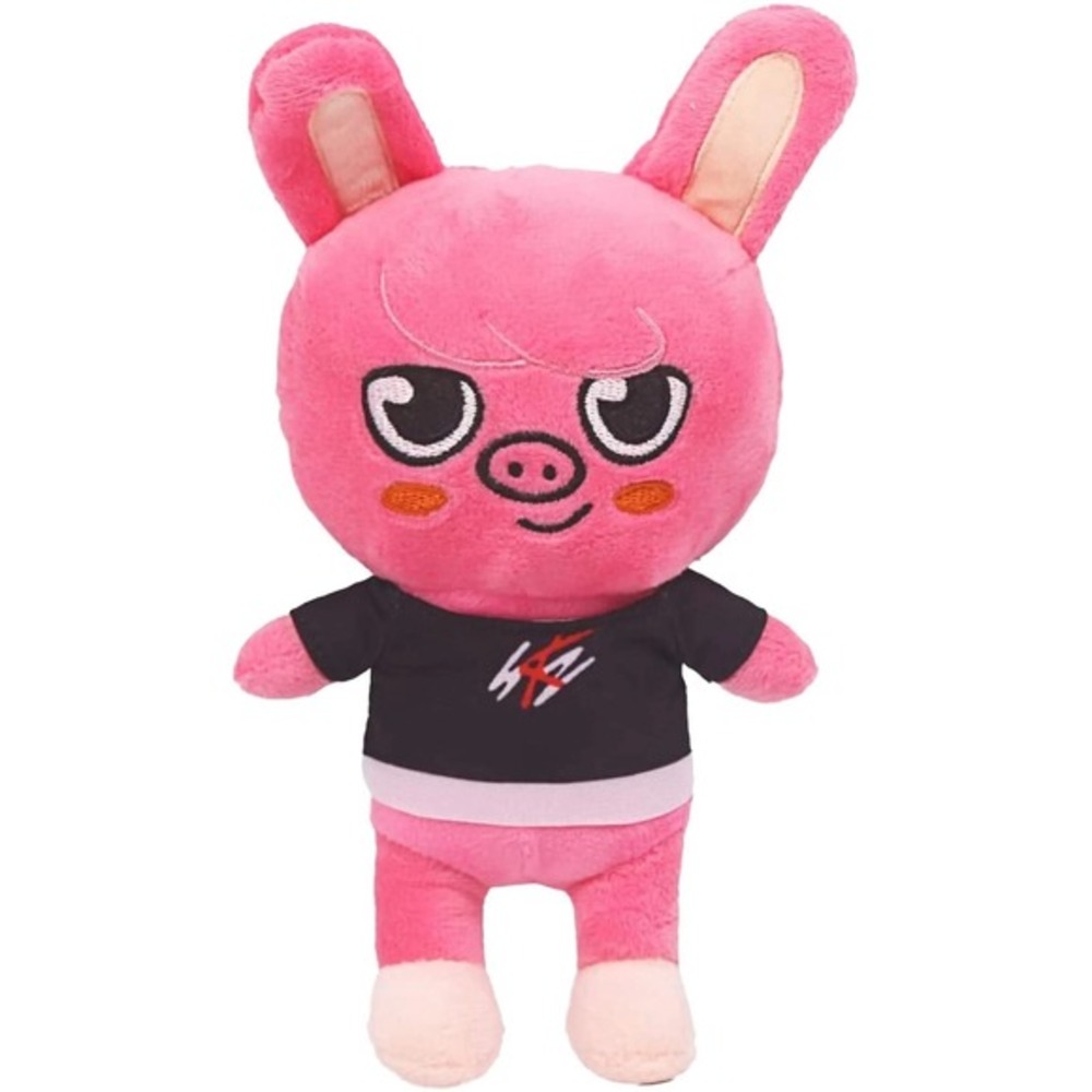 Stray Kids SKZOO Dwaekki Pink Plush Kpop Fan Collectible Toy Gift Soft Bunny Pig